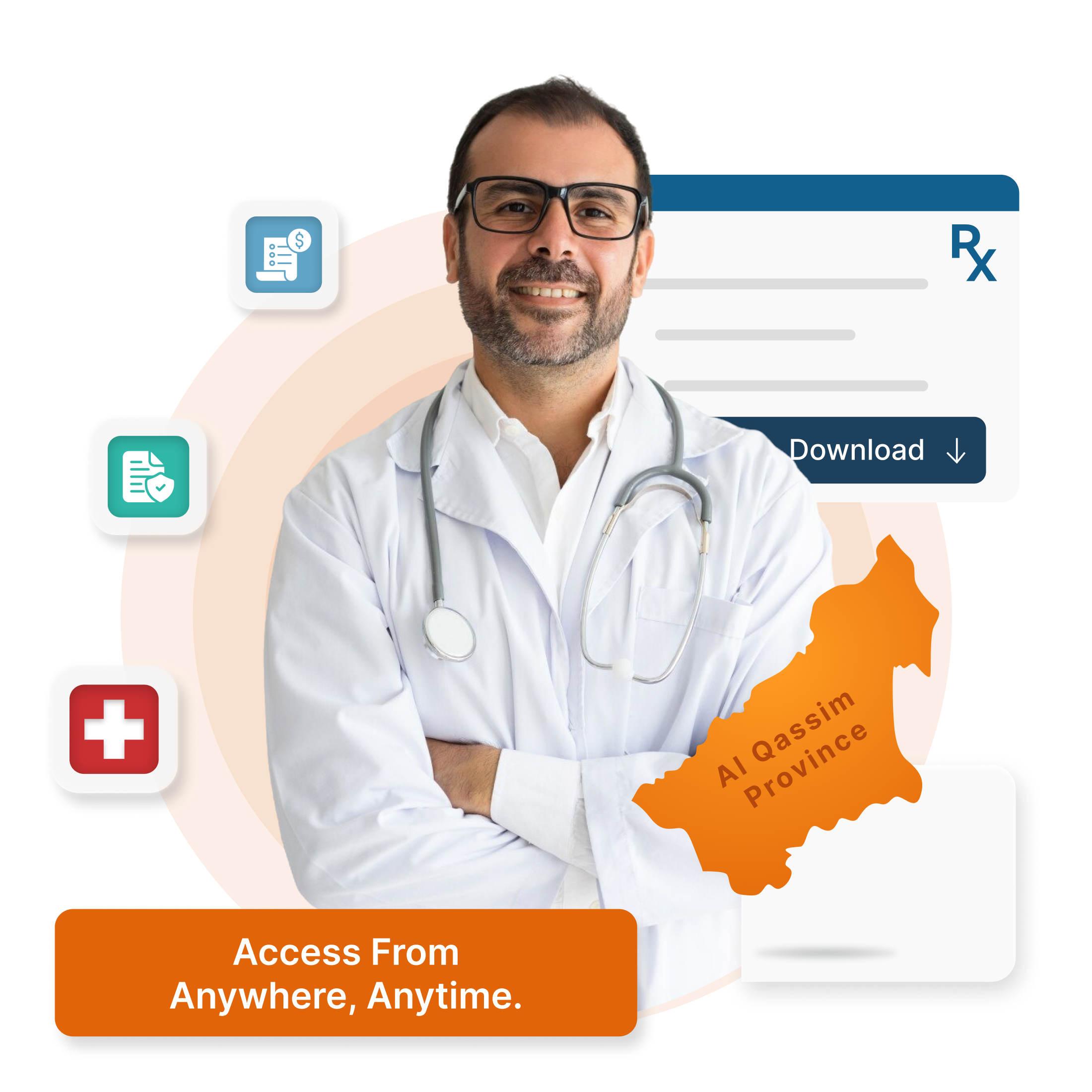 Cloud-based HMS for clinics & hospitals in Al Qassim