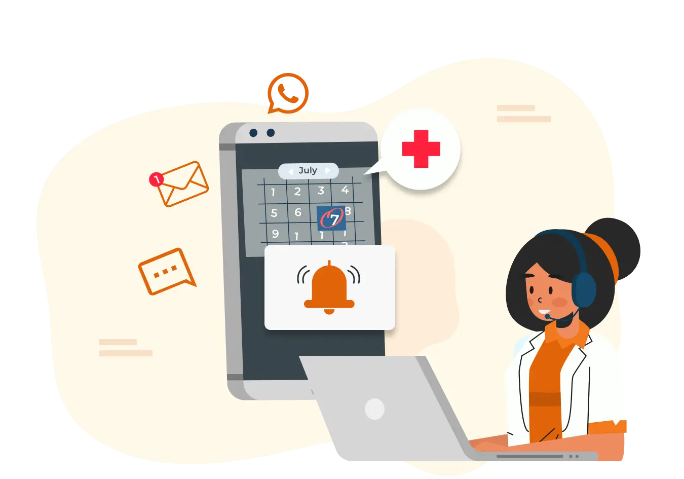 Stay updated with automated notifications for appointments and clinic management with ease.