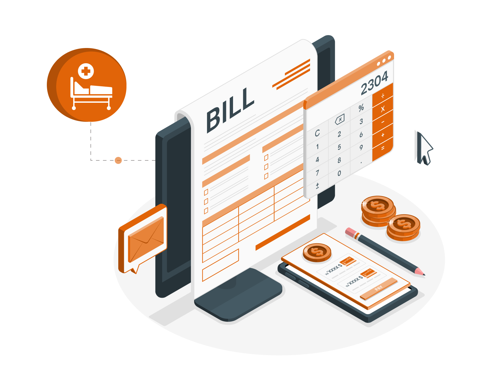 Streamline your hospital’s billing process with this automated room charge calculator tool.