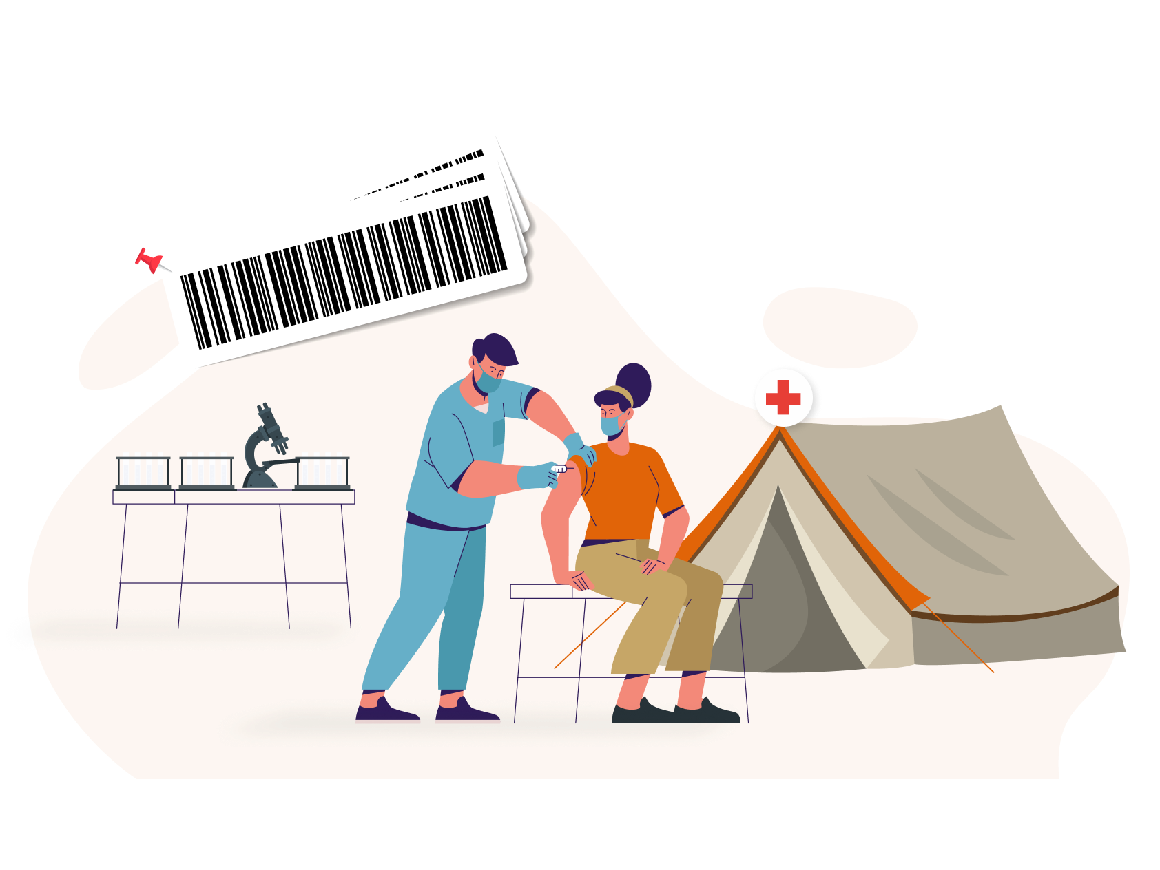 LIMS laboratory software helps to create barcodes in bulk for camps to enhance sample management and reduce errors.