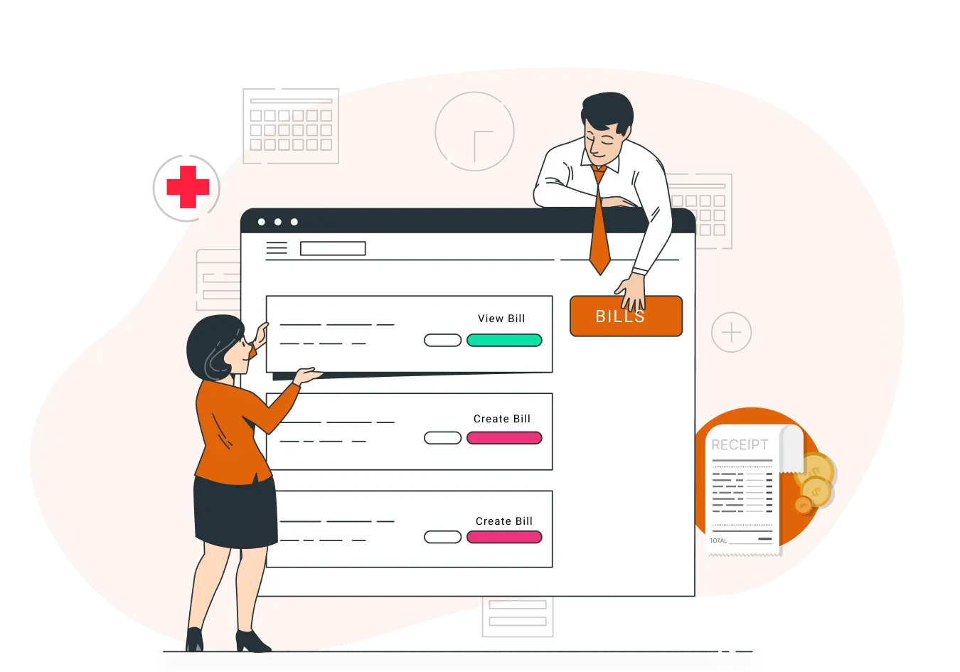 Track and manage billing status with clear insights in clinic management systems for better control.