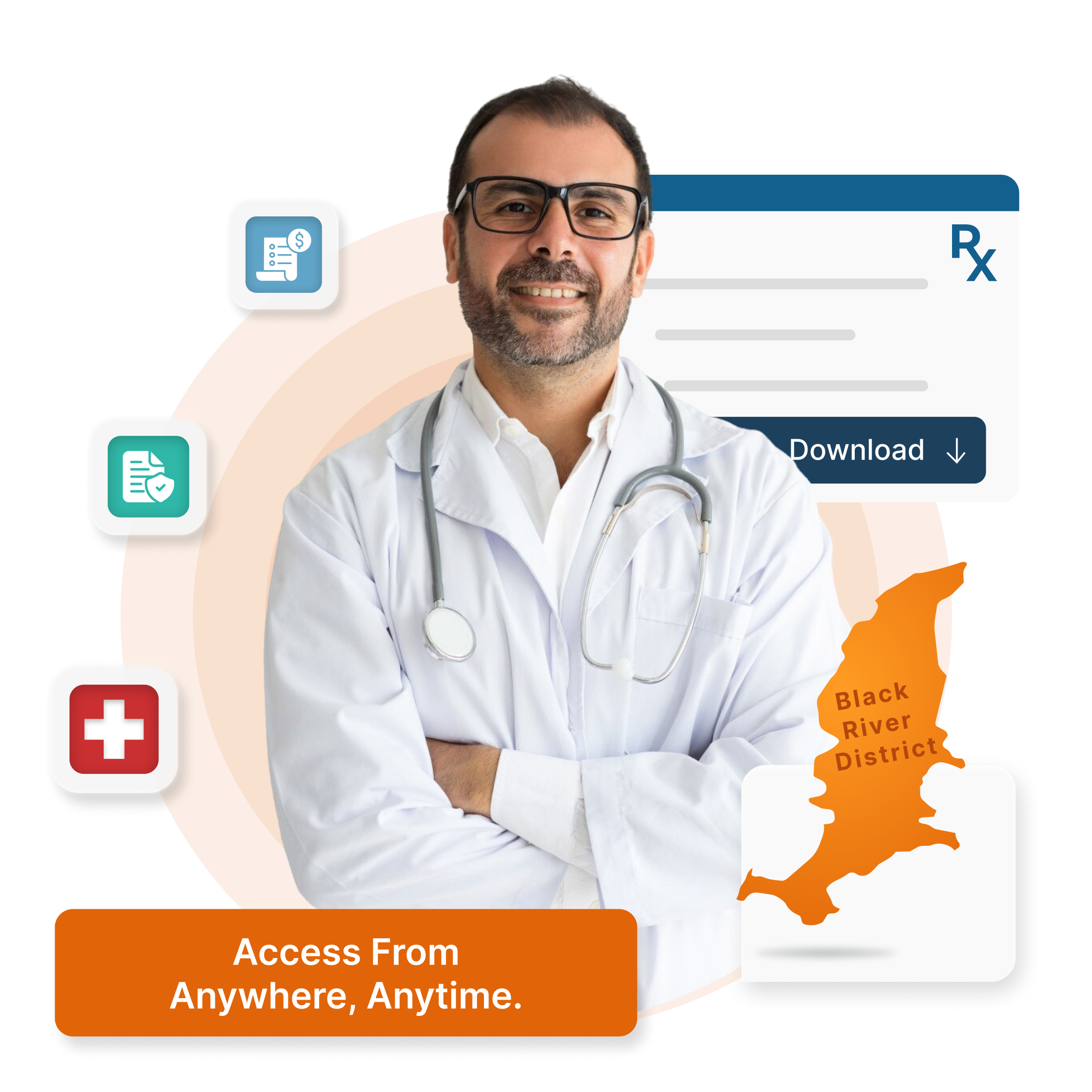 Cloud-based HMS for clinics & hospitals in Black River District
