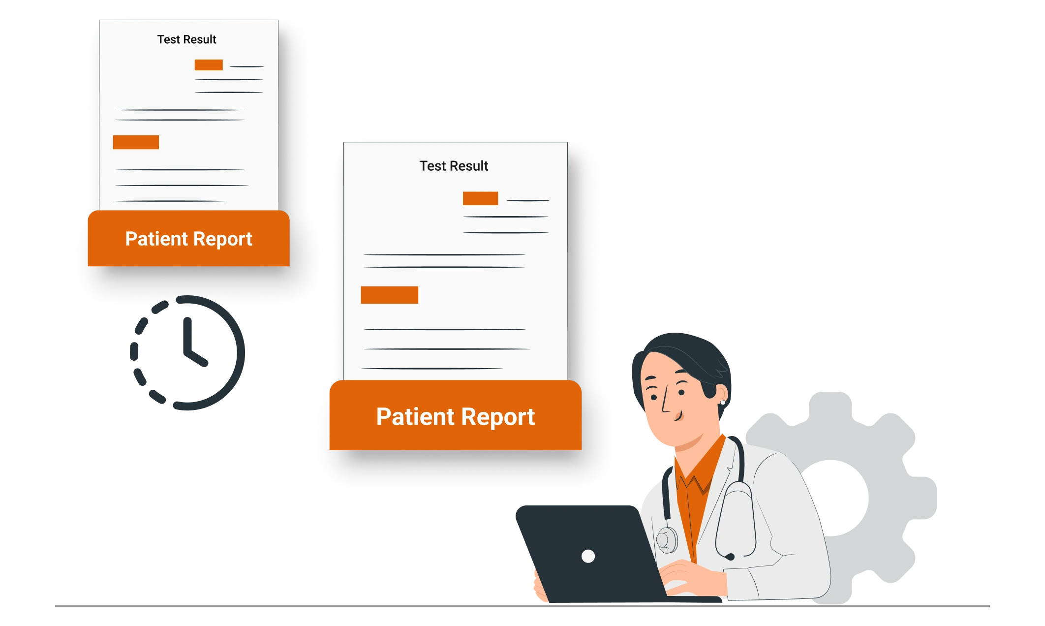 LIMS result management software helps to verify tests with patient full history, vital signs, and prescriptions displayed.