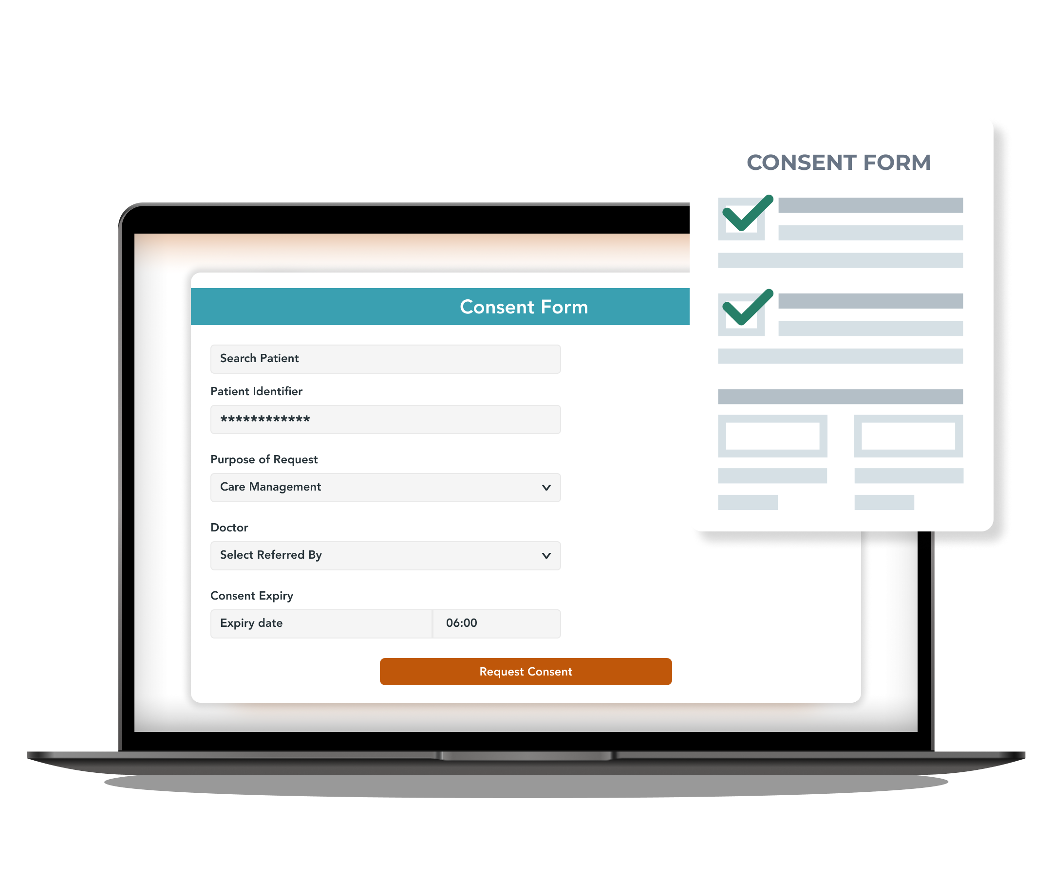 Authorize healthcare facilities to access your health records instantly by granting consent for Personal Health Records.