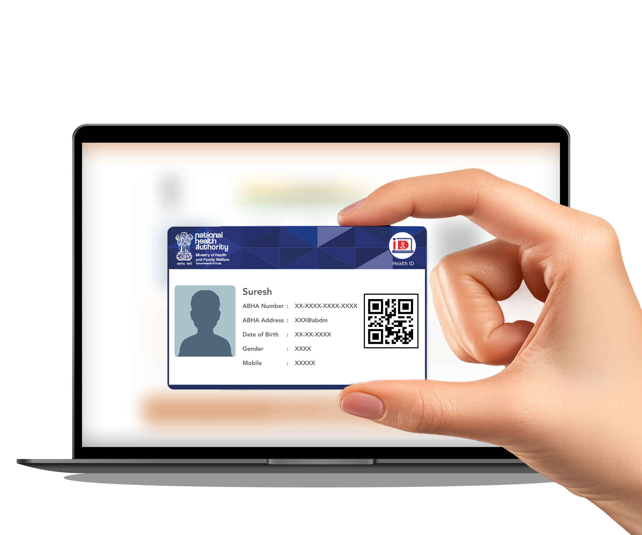 Select and confirm your ABHA address to get your ABHA card instantly and enhance your healthcare access.