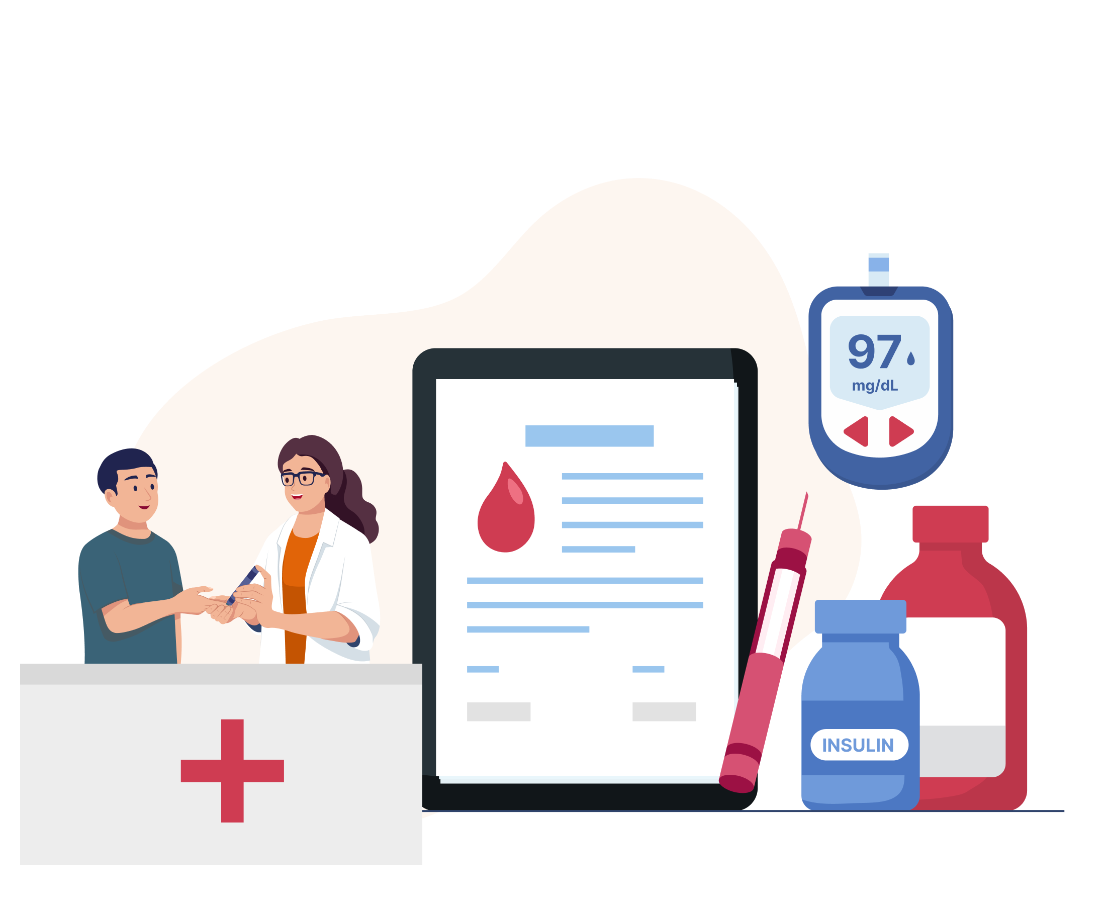 CDSS Support For Diabetes Care with Treatment Plans Diabetes management tool to analyse lab tests, suggest treatments & lifestyle plans for clinics.
