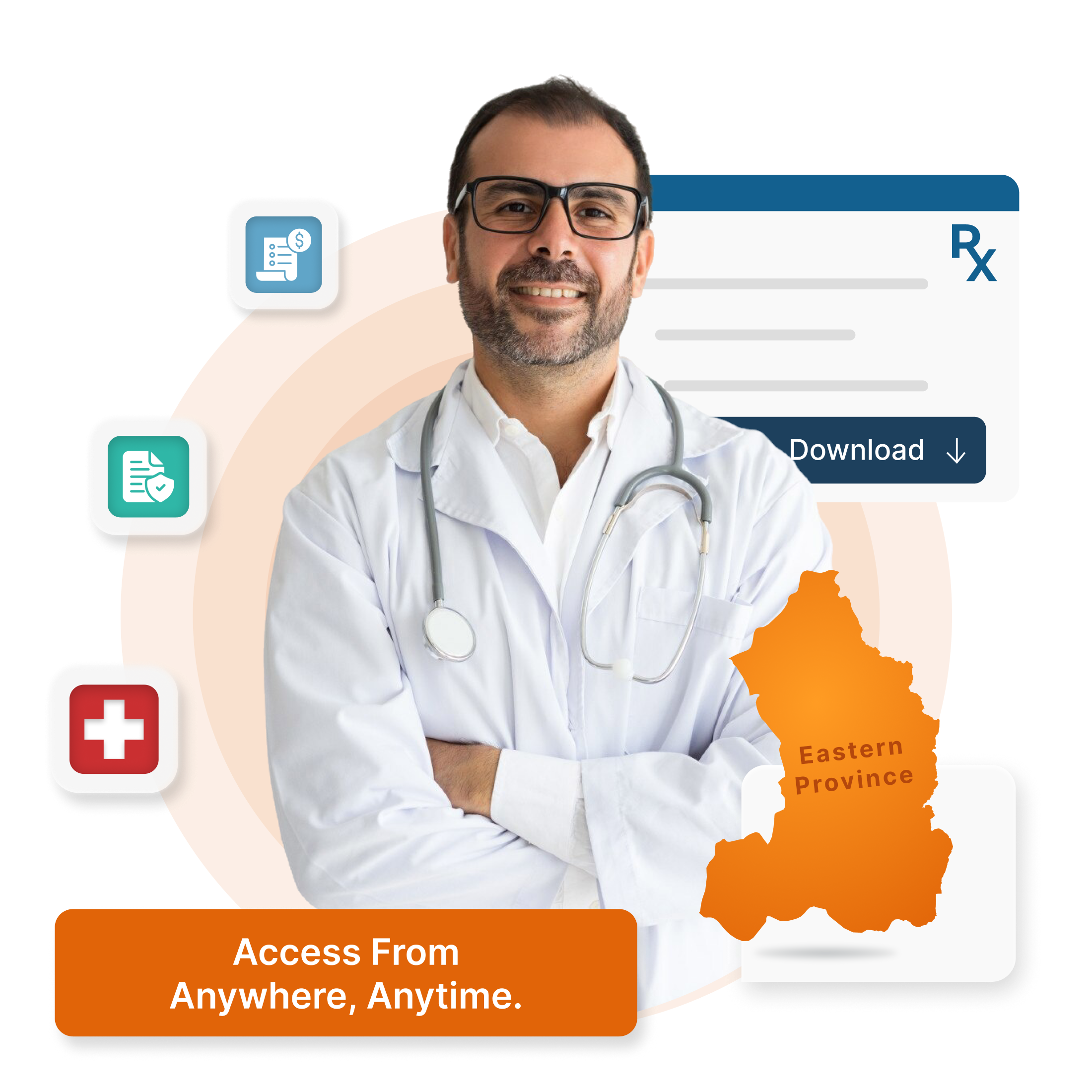Cloud-based HMS for clinics & hospitals in Eastern Province