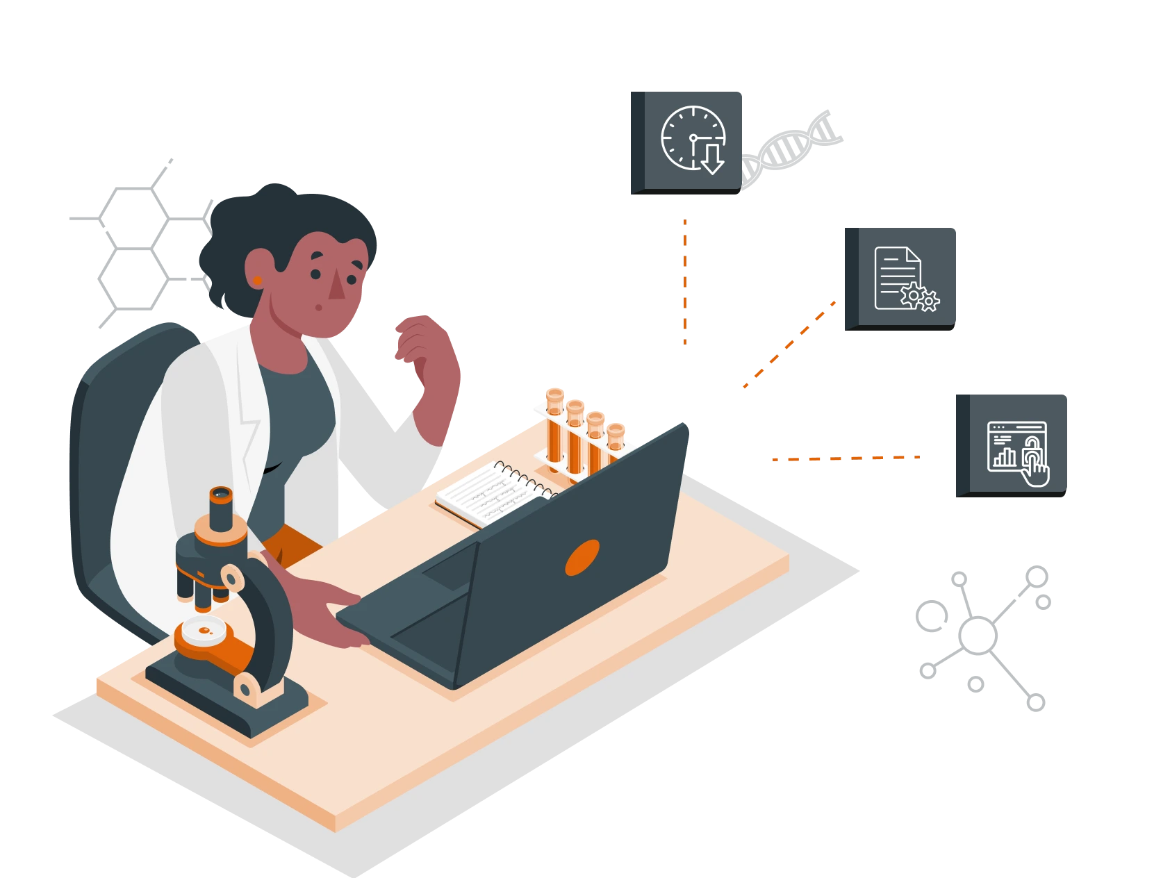 MocDoc LIMS provides seamless lab management, automating tasks and enhancing data access.