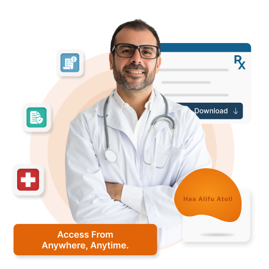 Cloud-based HMS for clinics & hospitals in Haa Alif Atoll - Aasandha & PDPA Compliant, supports Dhivehi & English.