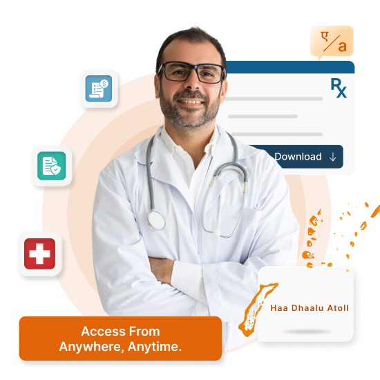 Cloud-based HMS for clinics & hospitals in Haa Dhaalu Atoll - MDA compliant, supports Dhivehi & English.