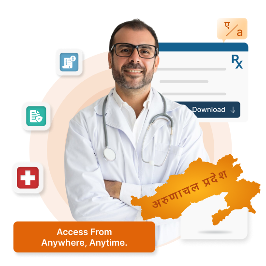 Cloud-based HMS for clinics & hospitals in Arunachal Pradesh - NABH compliant, supports English & Regional Dialects
