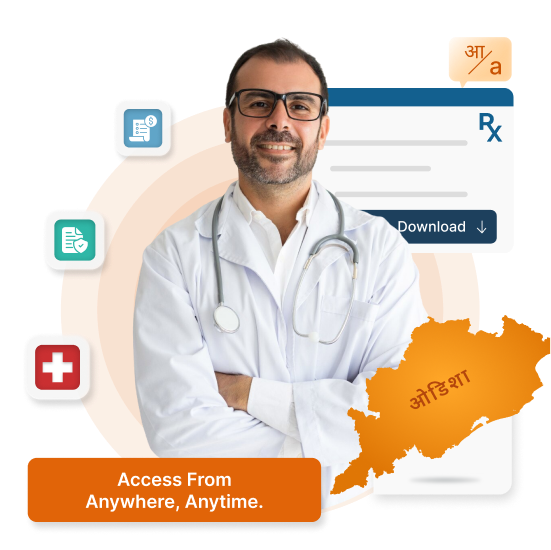 Cloud-based HMS for clinics & hospitals in Odisha - NABH compliant, supports Odia, Hindi, & English.