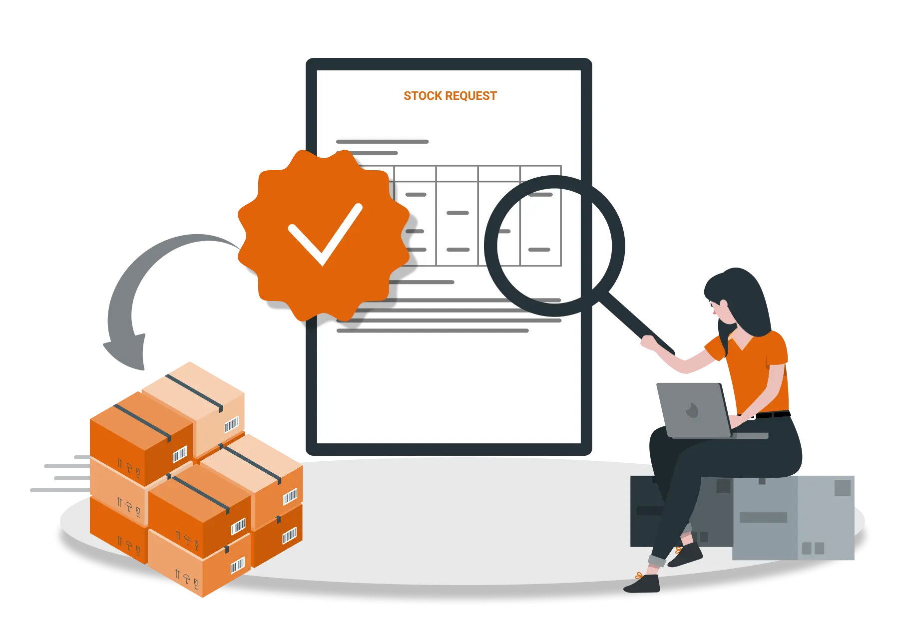 Pharmacy stock transfers with validated requests, improved coordination, & prompt supply delivery