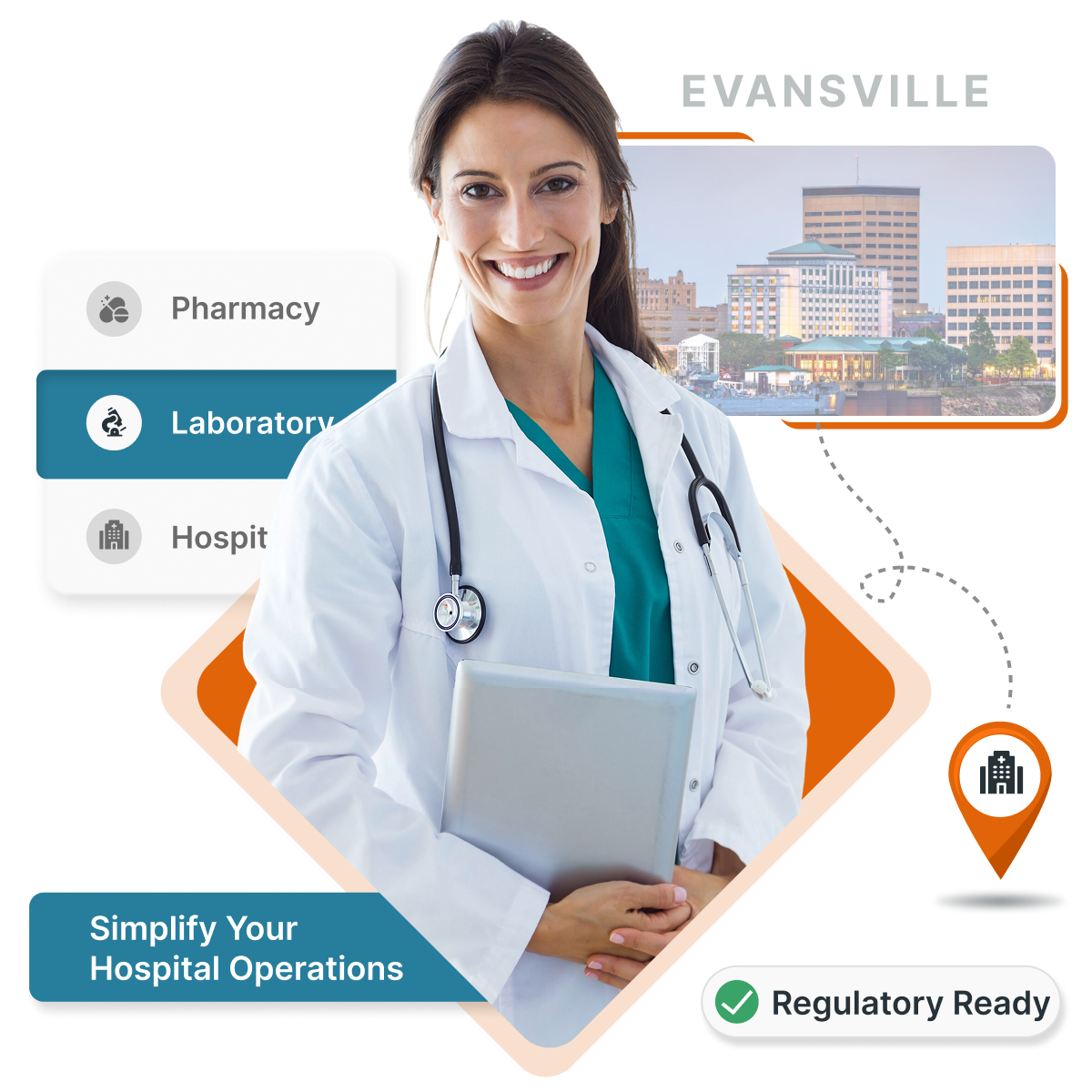 MocDoc LIMS helps Evansville clinics & hospitals digitize records, billing & boost patient outcomes.