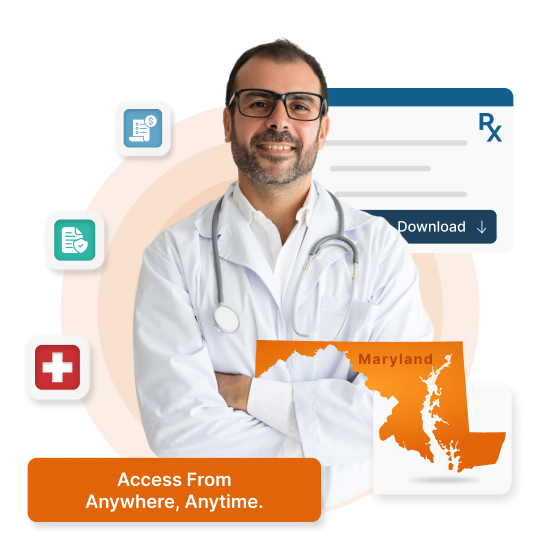 Cloud-based HMS for clinics & hospitals in Maryland - U.S. Federal Privacy, supports English.