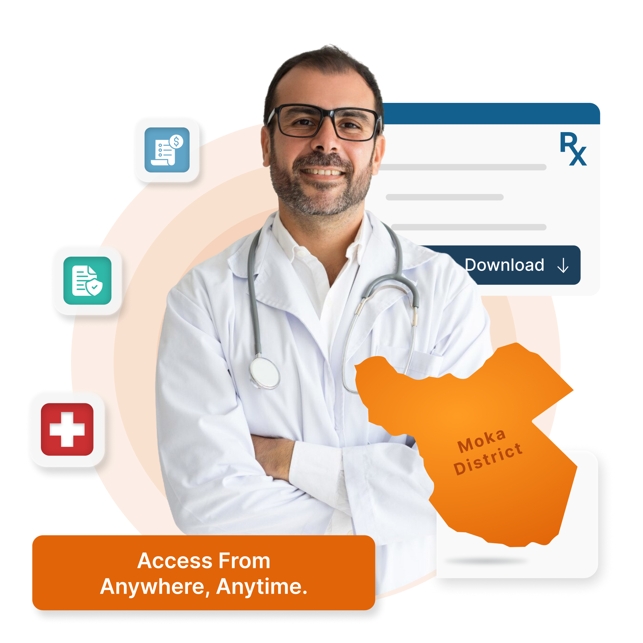 Cloud-based HMS for clinics & hospitals in Moka District
