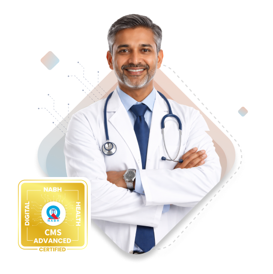 Best NABH CMS compliant clinic management software for digitizing clinic operations and audit readiness