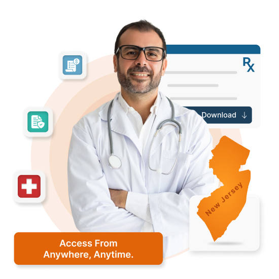 Cloud-based HMS for clinics & hospitals in New Jersey - U.S. Federal Privacy, supports English.