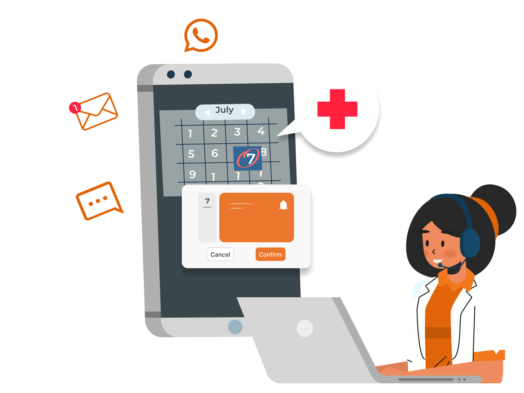 Enhance patient engagement with the best omni-channel communication for appointments & inquiries.