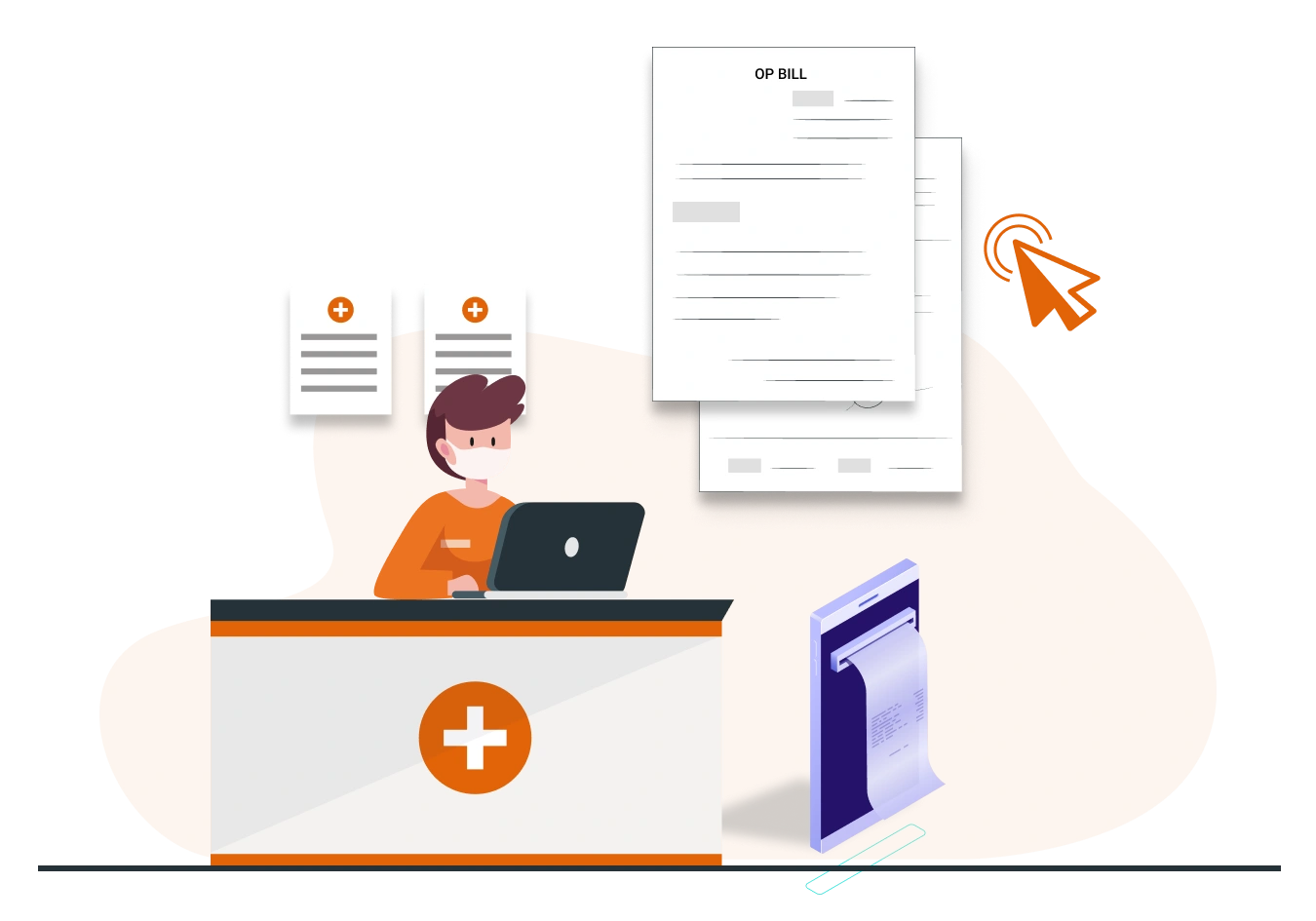 Manage open case sheet billing with ease using the clinic management system for smooth operations.