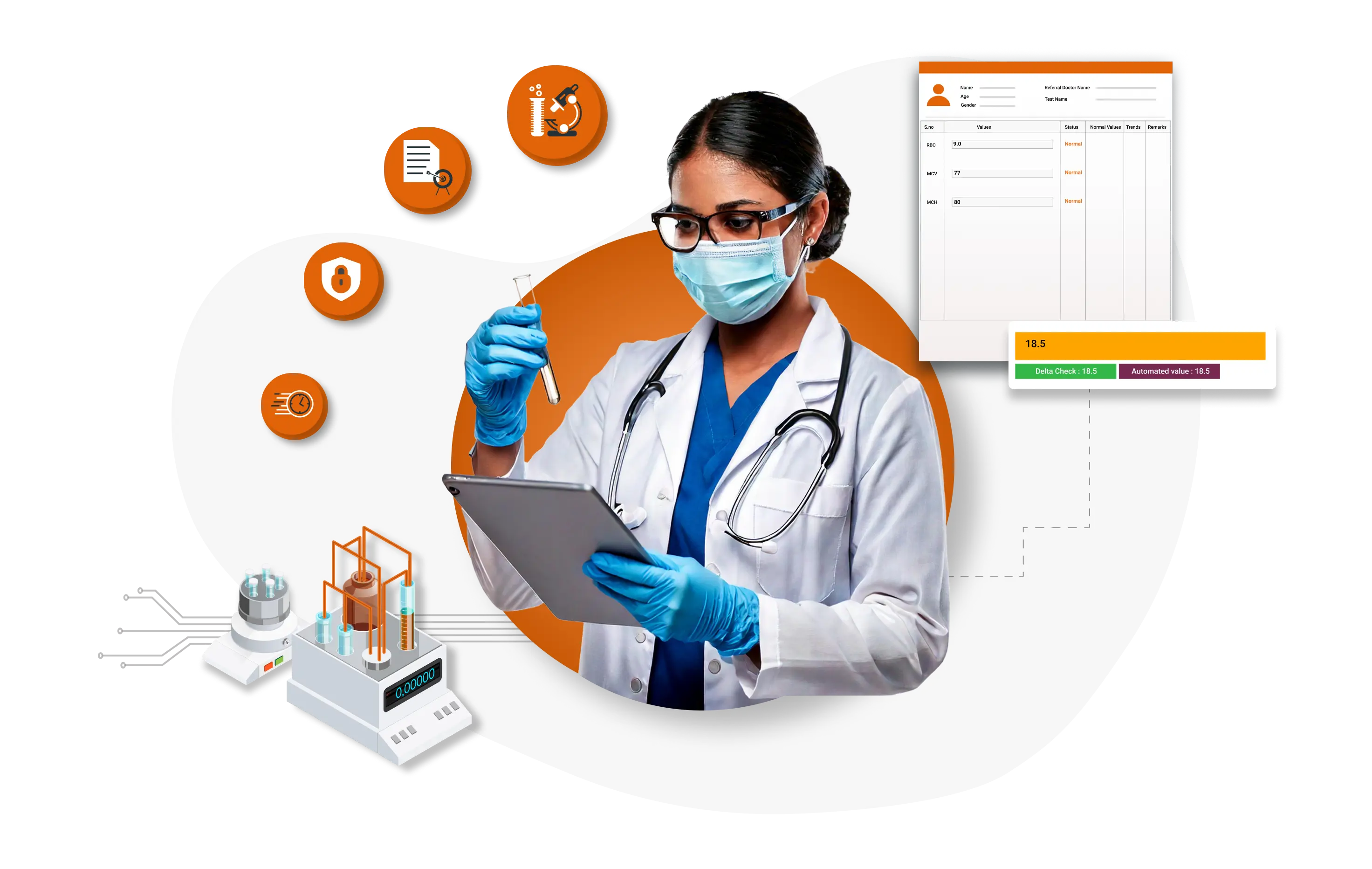 LIMS enhances efficiency and accuracy in laboratory operations and simplifies result input, monitoring, and reporting automatically.