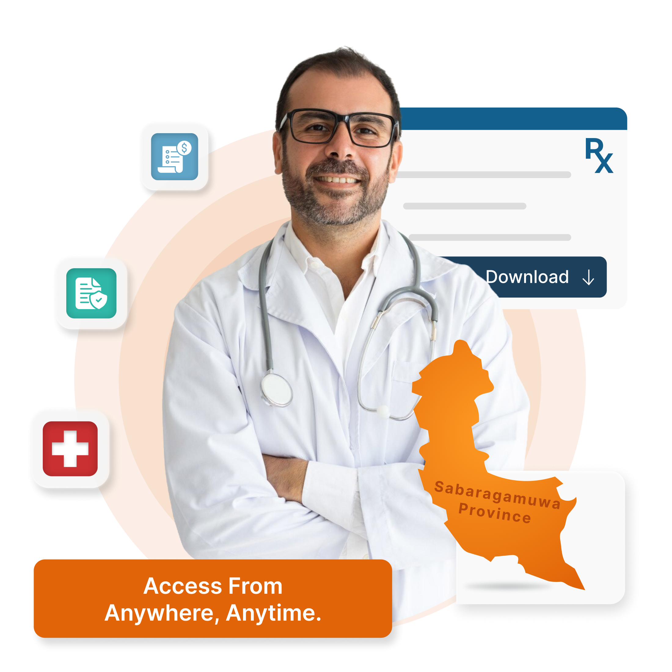 Cloud-based HMS for clinics & hospitals in Sabaragamuwa - Sri Lanka Federal Privacy, supports English.