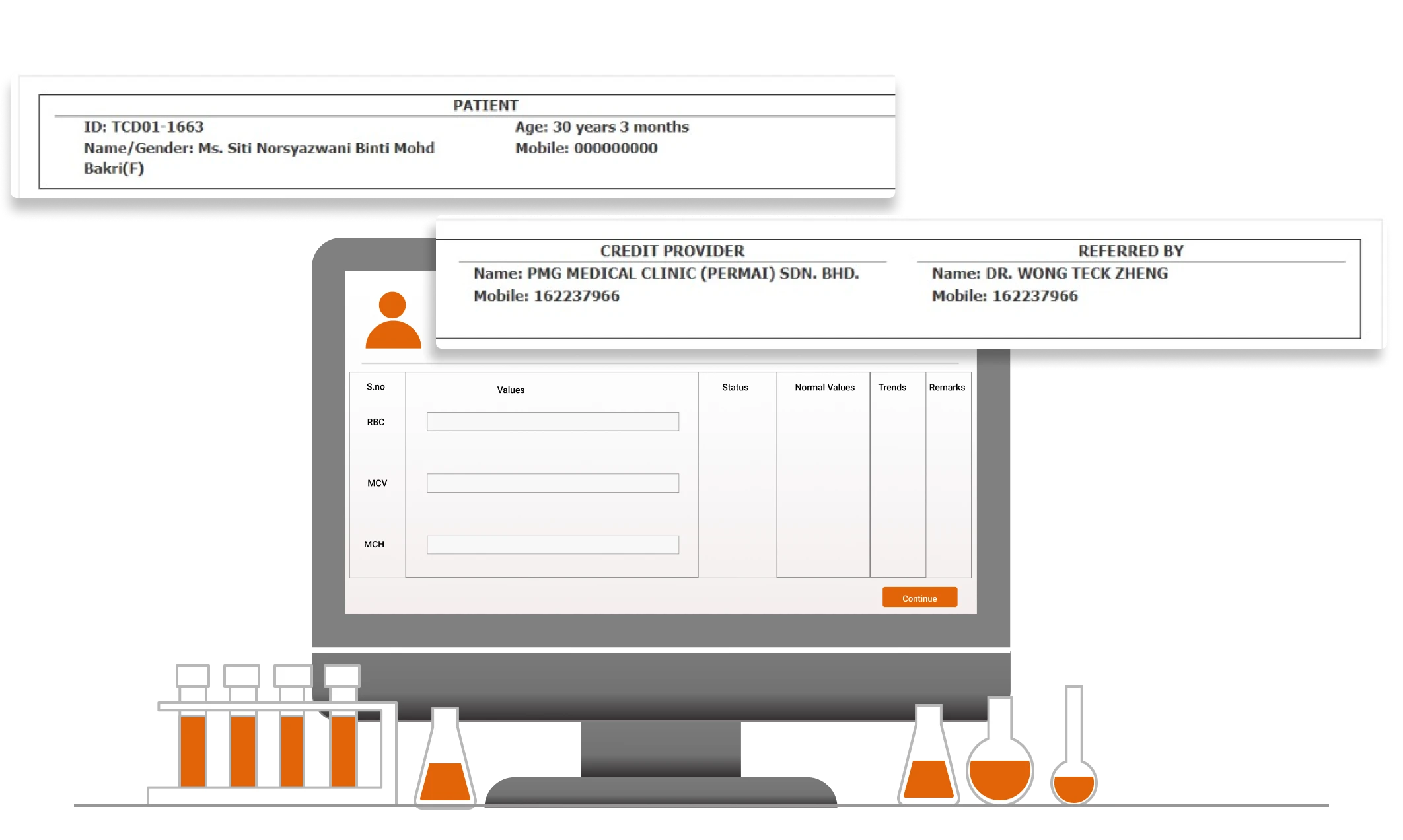 LIMS result management software for automatically capturing patient information to improve workflow and result accuracy.