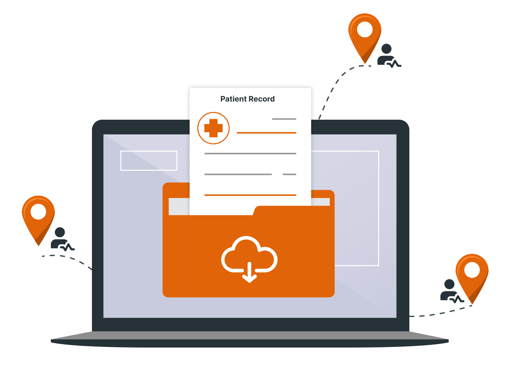 Access patient records and sample data seamlessly across locations for a smooth patient experience