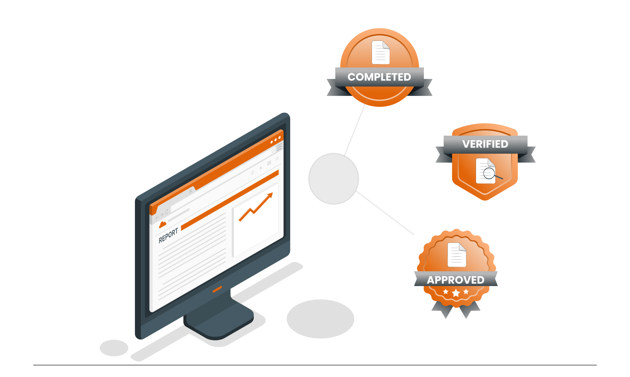 LIMS result management software ensures thorough review with a three-tier process for report accuracy and approval.